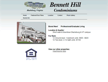 Tablet Screenshot of bennetthill.com